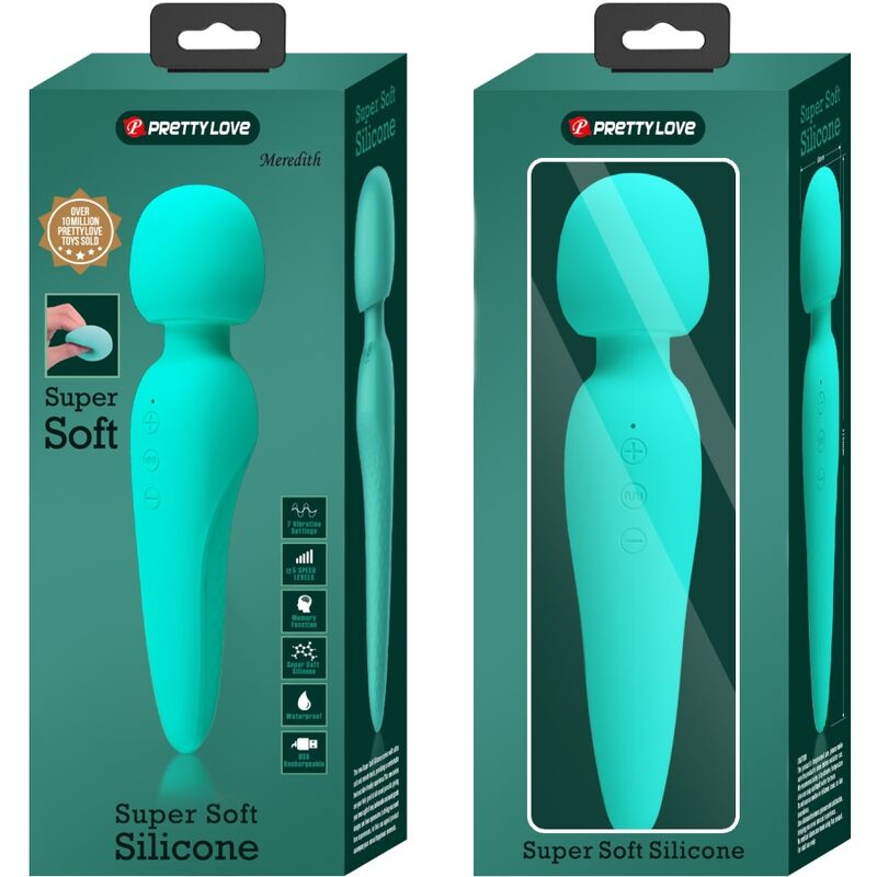 Vibromasseur Meredith - Vert Aqua